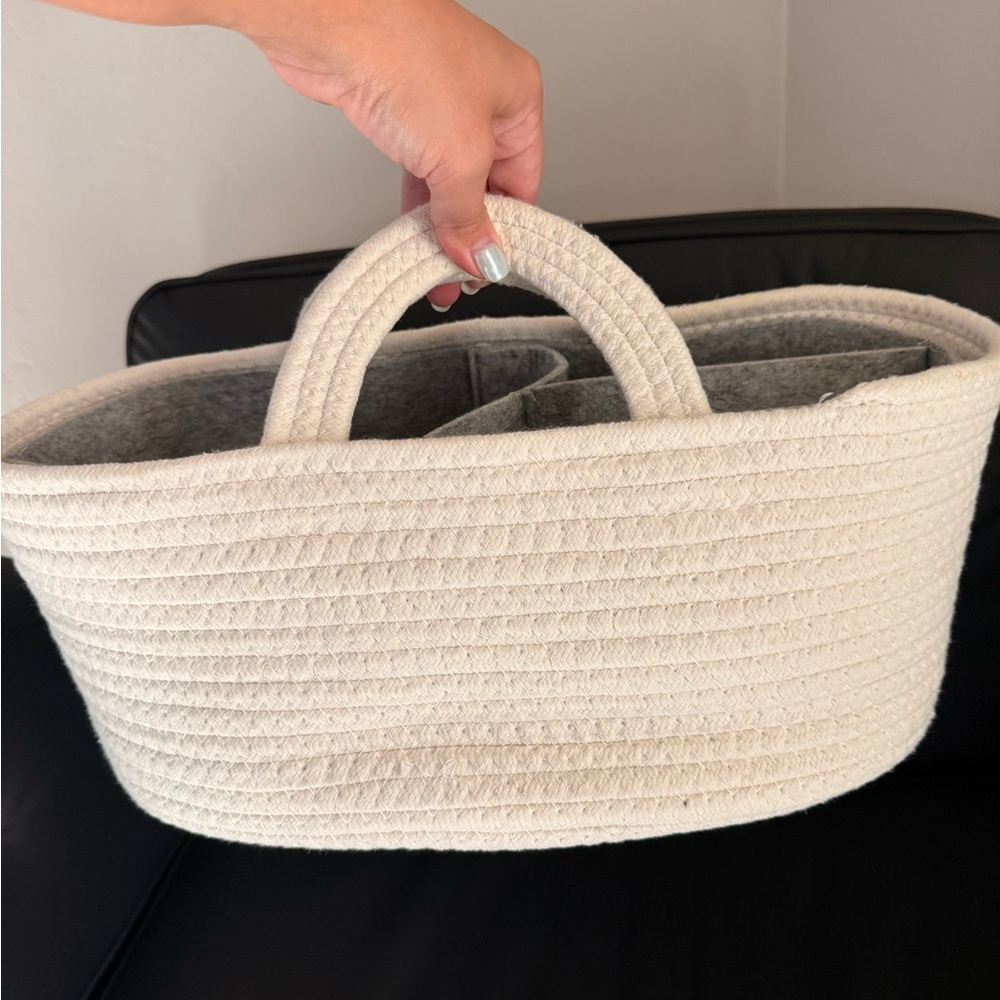 Coiled Rope Diaper Caddy - Picture 4 of 6